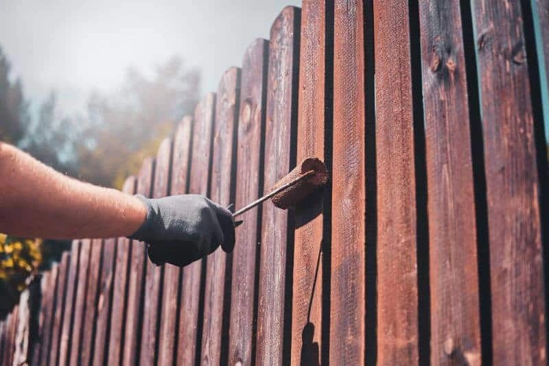 Fence Staining